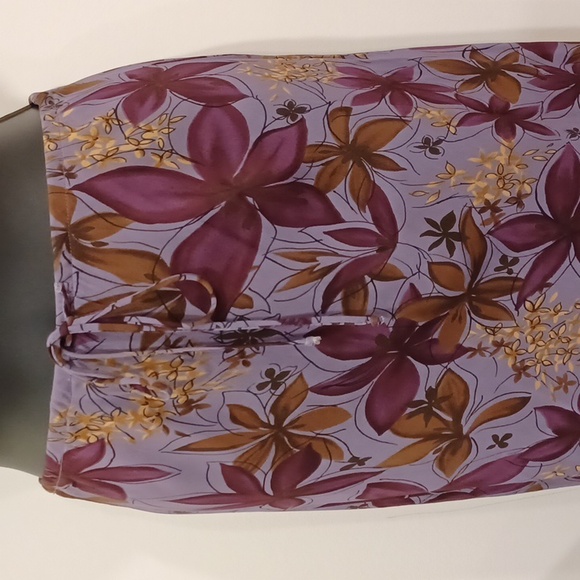 Lapis Elastic Waist Pull On Floral/Ruffle Hem Skirt- Sz. Sm - Picture 4 of 7